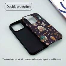 El mágico mundo de  y sus amigos. Esta elegante funda es compatible con los modelos  17, 16, 15, 14 Pro Max, 13, 12, 11, XR y XS Plus. Fabricada en silicona de vidrio, ofrece protección contra golpes y caídas, además de una sensación superior. Es el regalo ideal para familiares, amigos y seres queridos, y la opción perfecta para Año Nuevo. - Blanco - Ver 9