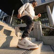 Elden Men's Casual Original Sneaker Street Skate Shoes E1457 - 米色 - 查看 3