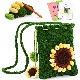Bolsa para teléfono verde oscuro