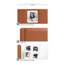 288 Pockets Photo Album For Go | Compact PU Leather 2.6x2.1" (6x7cm) Instant Photo Holder Window Strap - Multicolor - View 7
