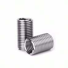 huiwuju 150件套不锈钢螺旋螺纹修复套件 - M3至M12尺寸，耐用型螺纹嵌件，增强金属螺纹强度，耐磨损，全覆盖，螺纹修复工具