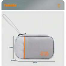 Organizador de Cables y Accesorios Electrónicos,Estuche Organizador Portatil de Viaje, Diseño Compacto para Cables, Cargador, Teléfono, USB, Tarjeta SD,Gris,36986231 - Verde - Ver 6