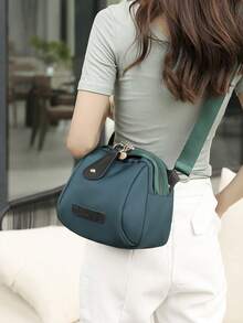 女士大容量布艺单肩包，新款时尚单肩包，女士休闲双肩包，中年妈妈包，女士包，斜挎包，新款大号包，布包，单肩，大容量，时尚妈妈包，适合通勤、旅行和旅游 - 彩色 - 查看 5