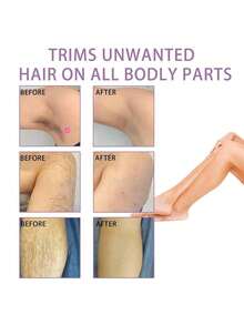 1pc Electric Facial Hair Remover, Painless Mustache Trimmer, Epilator, Mini Shaver, Women Hair Removal Device - Multicolor - View 4