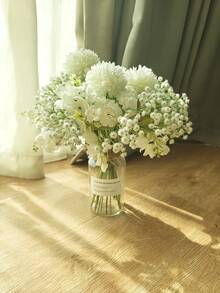 1/4/23pcs Artificial Flower Bouquet, Minimalist Modern Style, Bendable - Suitable For DIY Flower Wall, Scene Decoration, Living Room/Bedroom Vase Arrangement, Wedding, Party Decor, Tabletop Decoration. Also For Room Decor, Home Decor, Kitchen Decor, Wedding Decor, Dining Table Centerpiece, Office Decor, Garden Decor, Outdoor Decor, DIY Valentine''s Day Gift.