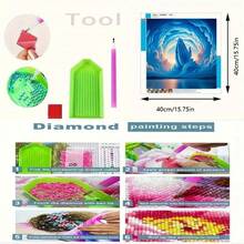 New Arrival, Diverse Themes Diamond Painting Kits. 5D Diamond Art Sets. Gemstone Art Painting With Diamond Dotted Art And Crafts, Suitable For Office Space Decor - Multicolor - View 5