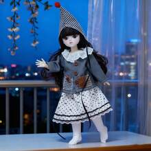 12英寸（30厘米）乙烯基娃娃，洛丽塔风格可换装可爱娃娃套装，冬季款 - 彩色 - 查看 7