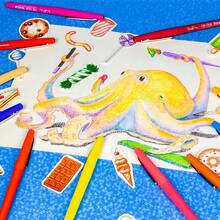 Marcadores Punta Fina Indra Touch Tipo Pluma 0.4mm 24 Pzs - Multicolor - Ver 3