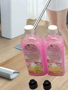 500ml Multi-Purpose Fragrant Floor Cleaner, Peach & Ocean Orange Scented Floor Cleaner, Removes Limescale On Hardwood Floors, Brightens Floors, Cleans Mopping, Tile Stain Removal, Multi-Purpose Floor Cleaner, Brightens & Polishes Home Hardwood Floors, Removes Dirt - 彩色 - 查看 11