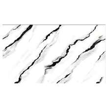 OISE ART STORE Pannello Adesivo Effetto Marmo Bianco Venato Nero 120x300 Cm Pareti Paraschizzi Stanza - - Multicolore - Visualizzare 2