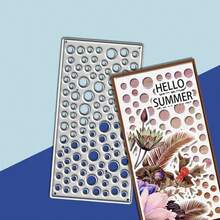 2pcs/Set Creative Bubbles Metal Cutting Dies, DIY Scrapbooking Album And Embossing Stencil, Greeting Card Making Tool, Card Paper Cutting Crafts ,Gift Card Making Template Die Cuts.