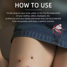 1只经典电子驱蚊手表，物理驱蚊，户外活动，静音办公驱蚊器，电子驱蚊器，男女运动时尚驱蚊手表，适合居家、聚会、散步等场合，尺寸可调节，佩戴简单舒适，是馈赠亲友的理想之选，男女通用 - 黑色 - 查看 6