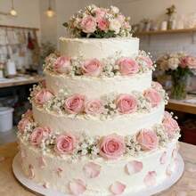 4片装泡沫圆形面板套装，用于制作仿真蛋糕，蛋糕店DIY模型，适用于婚礼装饰、学校模型，可涂漆和可塑形泡沫板