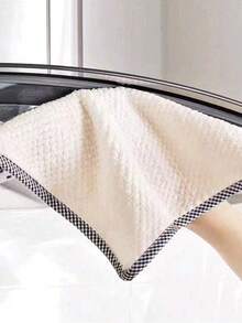 20pcs/Pack Hanging Dish Cloths, Coral Fleece Material Kitchen Cleaning Rags, Random Color, Non-Stick Oil Absorbent Double-Sided Thickened Dishcloths, Kitchen Cleaning Supplies