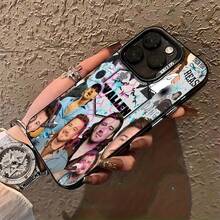 Funda para teléfono con marco flexible y duradero de música country occidental de Morgan Wallens. Adecuada para 17 Pro Max, 17 Air, 16 Pro MAX, 15 Pro Max, 14 Pro, 13 Pro, 12 y 11. Funda personalizada para hombre y mujer. Excelentes regalos para novias, novios y familiares en Navidad y Halloween. - Negro - Ver 4