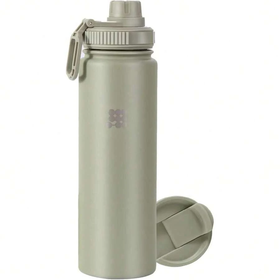 CUBITT, Termo Dos Tapas 710 ml, Botella de Agua 24 oz para Deportes, Con Tapa para Café y Tapa Deportiva de Boca Ancha, Termo de Acero Inoxidable, Guarda Frío 24 Horas y Calor 12 Horas, Verde,36983414 - Azul Cadete - Ver 1