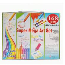 1 Set/168/68/42 Watercolor Pens, Art Painting Tools, Stationery Gift Painting Set, Writing Supplies, Learning Supplies (Box Color And Pattern Shipped Randomly), Christmas Gift, Fun Christmas Stocking Stuffer, Christmas Stocking Stuffer, Christmas Stocking Stuffer, Back To School, Winter Break Gift, Back To School Gift - Multicolor - View 4