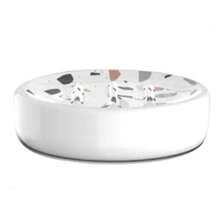 OISE ART STORE Porta Sapone Saponetta Bagno Graniglia Bianco Multicolore Accessorio Bagno 69836 - - Multicolore - Visualizzare 1