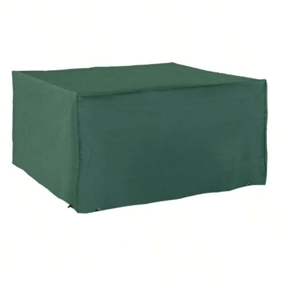 Outsunny Protective Cover For Garden Furniture, Green 600D Oxford Fabric, 135 X 135 X 75 Cm, Waterproof And UV Resistant - Green - View 1