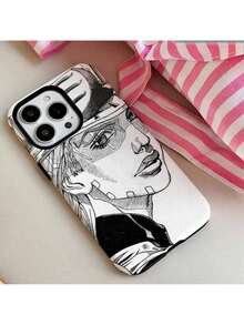 Funda de Película de Doble Propósito - Protección Robusta, Resistente a Impactos y Elegante - Compatible con iPhone 16, 15, 14, 13, 12, 11, Plus, Pro, Max, un Regalo de Cumpleaños Ideal para Amigos. - Blanco - Ver 1