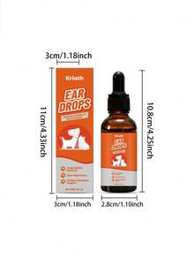 Pet Ear Care Solution, Gentle Formula To Clean Ear Canal And Maintain Ear Freshness, Daily Care