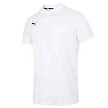 Polo PUMA transpirable de manga corta para hombre, color blanco - Blanco - Ver 3