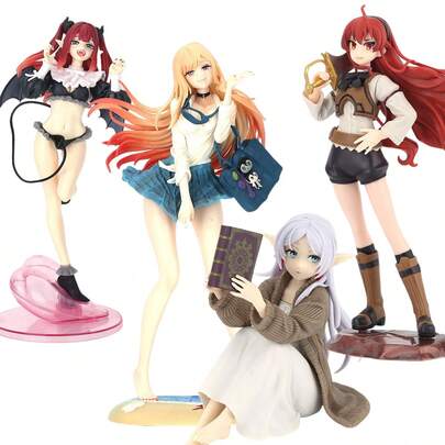 Anime Sexy Cute Girl Figure Collection - Includes Kyun, Fuuren, Irene, Anya, Perfect Gift For Birthday, Holiday, Celebration