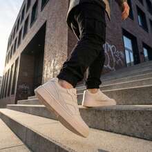 Men's Casual Tennis Shoes Original Comfortable And Durable - 灰白色 - 查看 5