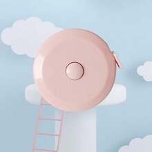 迷你软卷尺，双面弹力，便携式，适用于人体和布料测量 - 适用于缝纫、裁剪、编织等工艺 - 无铅耐用尺带