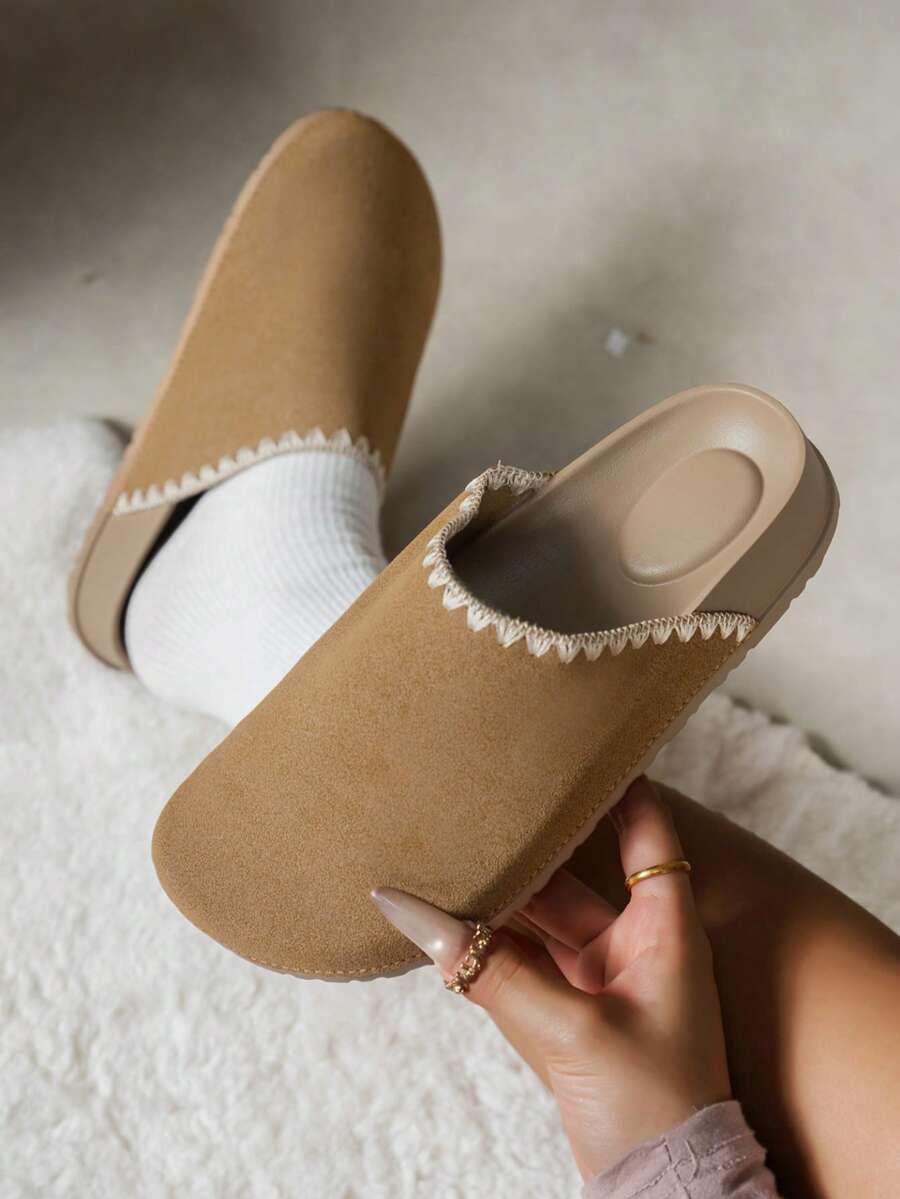 Fashion Women's Casual Sandals, Popular Indoor/Outdoor Slip-On Sporty Versatile Sandals - Brown - View 1