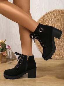 A Pair Of Winter Boots Suitable For Elegant Women, Waterproof And Wear-Resistant - 黑色888 - 查看 2