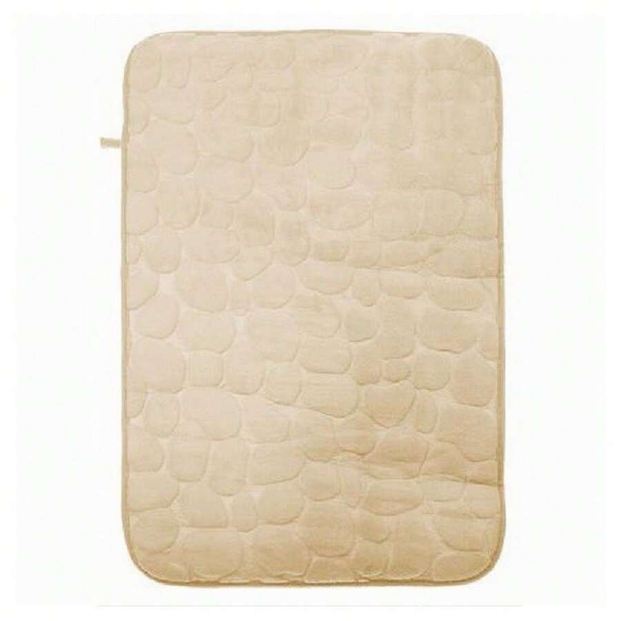 OISE ART STORE Tappeto Tappetino In Tessuto Effetto Sassi Per Arredo Bagno 45 X 70 Cm 79930 - - Multicolore - Visualizzare 1