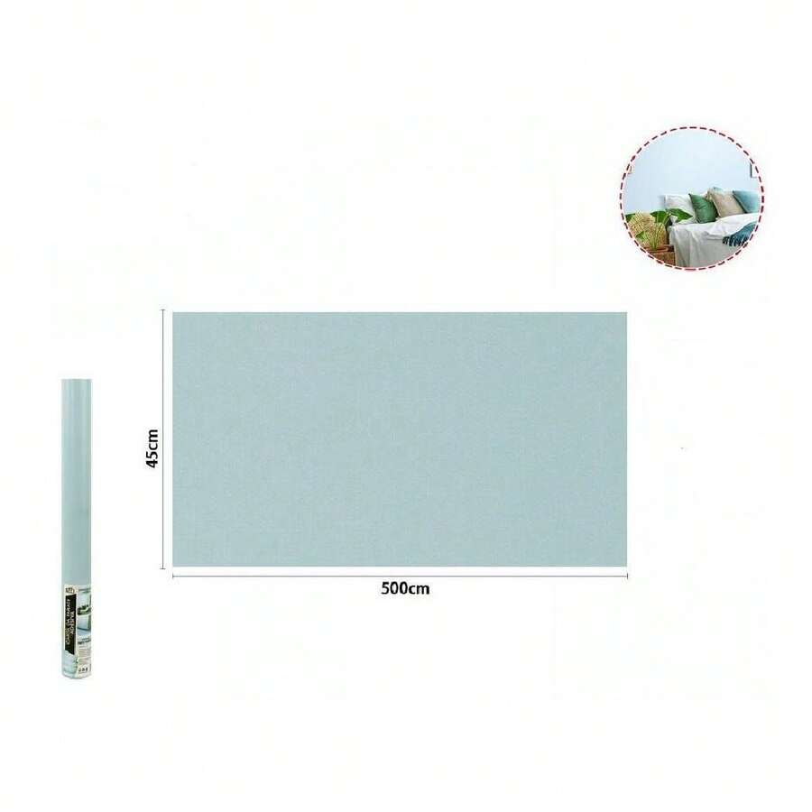 OISE ART STORE Rotolo Pellicola Adesiva Azzurro Chiaro 45cm X 5mt Mobili Carta Da Parati 71121 - - Multicolore - Visualizzare 1