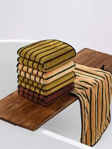 1 Piece Of Large Bath Towel, Ultra-Fine Fiber Towel, Face Towel, Hand Towel, Beach Towel, Soft And Absorbent, Thick And Non Shedding Towel, 70 * 140cm Or Small Towel, 35 * 75cm, Available In Various Colors For Household Bathroom And Daily Necessities - Essential Household Items Suitable For Bathroom, Swimming, Fitness, Yoga, Summer Travel, Vacation, Bathroom Decoration. - Multicolor - View 8