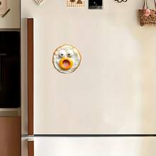 1 Pack Surprise Egg Fridge Magnets - Cute Acrylic Oval Fridge Decor For Christmas, Halloween And June Celebrations, Fun Kitchen Gift For Food Lovers, Family & Friends, Durable Design