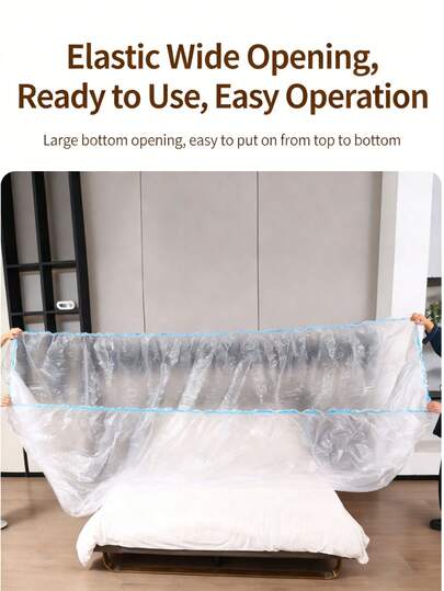2件装弹力防尘罩，防水保护罩，适用于多种尺寸（200x220厘米/180x200厘米/150x200厘米/120x200厘米 | 80x87英寸/71x79英寸/59x79英寸/47x79英寸），易于套上，不易移位，适用于特大号/大号/单人床、沙发、桌子和家居用品，适合妇女节、旅行必备、婚礼回礼、Y2K、卧室、汽车配件、厨房装饰、家居用品等。