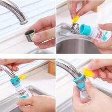 1/2/4pcs Faucet Shower Head Set, Portable Faucet Sink Hose Adapter, Handheld Shower Head, Suitable For Various Faucet Sizes, For Bathing, Pet Grooming, Vegetable Washing, Dog Shower, Beauty Products, Multi-Functional Faucet (Random Style Delivery) - Multicolor - View 8