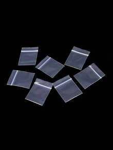 100pcs Reusable Clear Jewelry Bags, Self-Sealing Bags And Zipper Bags; Various Mini Self-Sealing Bags For Jewelry Packaging And Storage; Dust-Proof, Waterproof, Moisture-Proof, Good Sealing Performance, Making Your Life More Convenient; Suitable For Powder Packaging, Electronic Chip Sample Bags, Jewelry Necklace, Ring And Bracelet Storage Bags, And Daily Home Storage Bags. - Multicolor - View 6