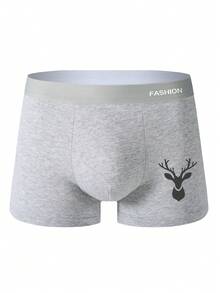 9pcs/Pack Men's Solid Color High-Waist Boxer Briefs, Printed Series, Breathable & Comfortable Boxer Shorts, Elastic Sports Trunks, Men's Casual Durable Underwear For Daily Wear - Multicolor - View 7