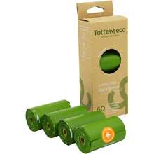 Bolsas compostables para heces de perro. Bolsas pre-cortadas. Extra GRUESAS, Extra grandes, GARANTIZADAS. Certificadas para composta en casa. Caja con 60 bolsas /4 rollos,36982101 - Rosa Fucsia - Ver 1