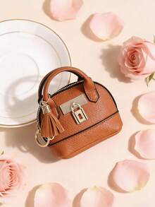 1PC Fashionable Half Circle Small Bag Leather Keychain Coin Pouch Small Round Coin Holder Pouch As Wallet Tassel Keychain Leather Coin Purse Coin Pouch Keychain Men And Women Women Coin Purse Pouch Change Wallet Small Leather Holder Bag With Zipper Key Holder Key Case School Supplies Teacher Gifts Back To School For Women Mini Wallet-Christmas,Christmas Gifts,Gifts For Women,Purses,Red Purse,Crossbody Bags For Women,Purses And Bags Women,Bags,Backpack,Shoulder Bag,Fall,Fanny Packs For Women,Tote Bags For Women,Gold Purse For Women,Funny Gifts,Makeup Bagbag Charms,Keychains,Purse Charms,Plush Keychain,Keychain,Girls Keychain,Cute Keychains For Girls,Keychains For Woman,Bag Charms,Christmas Gifts - 彩色 - 查看 1