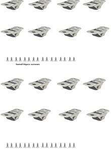 4 piezas/8 piezas/12 piezas/16 piezas Ruedas de cajón de tatami, Ruedas pequeñas silenciosas de 1 pulgada/1.2 pulgadas, Ruedas rectas para muebles, Ruedas direccionales - Multicolor - Ver 12