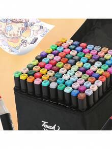 24/36/48/60/80/120/168/262色双头永久性记号笔，适用于插画、学习用品、返校季 - 彩色 - 查看 7