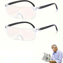 300% Magnification Handheld Magnifier - Frameless Design, Suitable For Reading, Crafts, Sewing And DIY, Ideal For Tailors And Hobbyists, Pocket-Sized High-Power Magnifier (No Power Required) - Multicolor - View 3