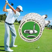 Men's Golf Ball Marker With Magnetic Hat Clip, Funny Golf Accessories, Gift For Golfers, Unique Birthday Gift For Male Golf Enthusiasts - Suitable For Golf Caps/Sun Hats - Green - View 8