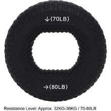 Anillo de Ejercicio de Agarre, 70 a 80 Lb Fortalecedor de Agarre de Mano Silicona Suave Textura de Neumático Portátil Antebrazo Ejercitador de Dedo Anillo de Entrenamiento de,36984634 - Multicolor - Ver 2