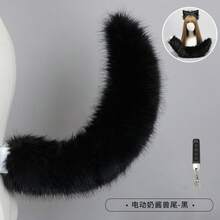 15 pulgadas Control de Voz Control Remoto Eléctrico Cola Super Linda Estilo Anime Piel Sintética para Cosplay Halloween Día de San Valentín Carnaval Disfraces Diseño Divertido Material Duradero Moda Básica Minimalista Ropa de Mujer Esencial Modelo USB Recargable Lujo Chris - Cola de gato 5 - Ver 2