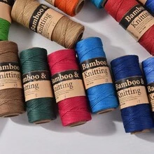 1毫米优质竹蜡绳 - 38码（35米），适合制作手链和编织，天然、结实、耐用的DIY首饰绳，有多种波西米亚风颜色可选。 - 彩色 - 查看 12