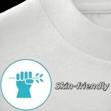 Clean Girl Teddy Bear Movie Popcorn Chair Soft Ribbed Knit Tee Work Weekend Casual - trắng - Xem 3