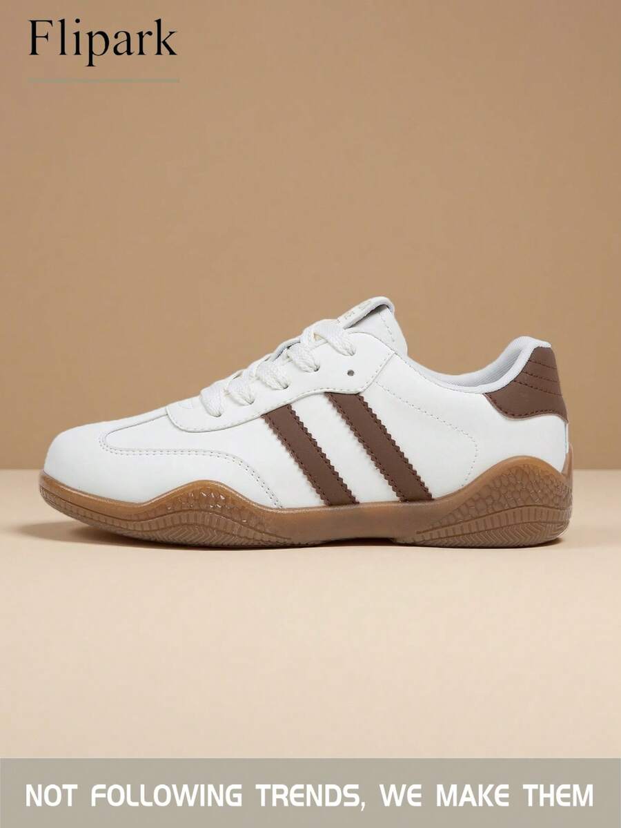 Flipark 2026新款棕色德国制造女士训练鞋，休闲运动鞋，适合春、夏、秋、冬四季穿着，网球鞋